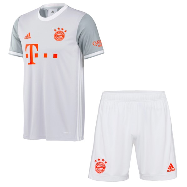 Maillot Football Bayern Munich Exterieur Enfant 2020-21 Blanc